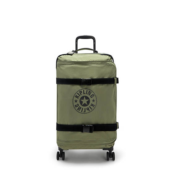 Maletas Kipling Spontaneous Medium Rolling Verde Oliva | MX 1748KO